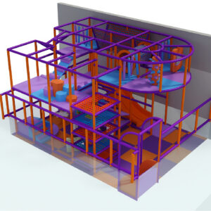 3-Level Purple Peak Adventure Playground