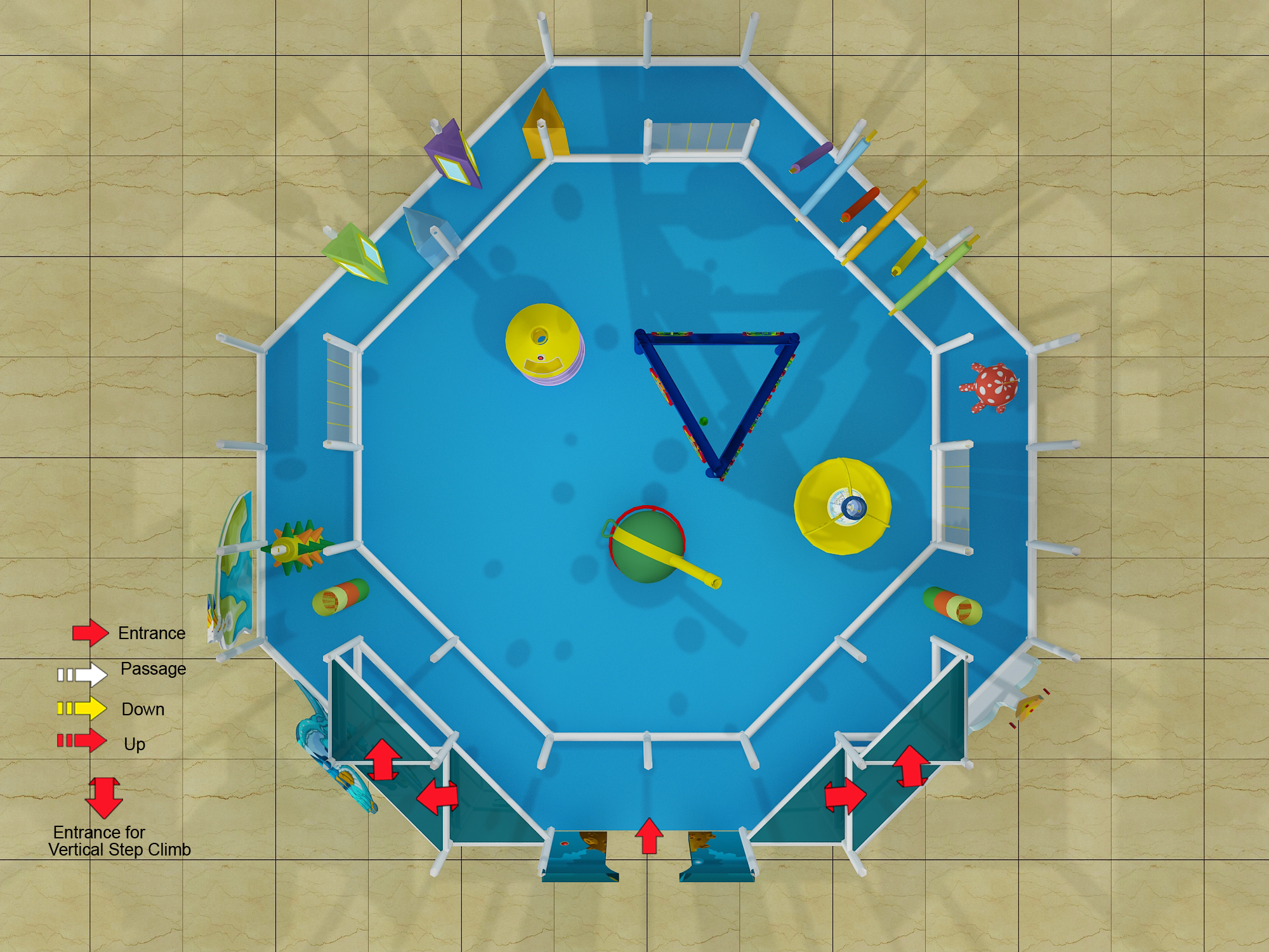 2-Level Galaxy Blaster Adventure Playground - Image 4
