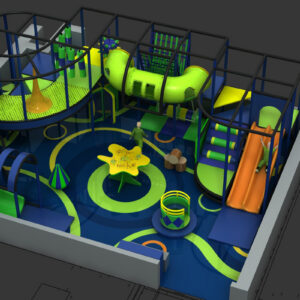 2-Level Neon Motion Adventure Playground