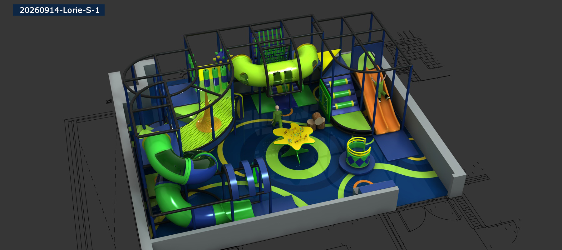 2-Level Neon Motion Adventure Playground - Image 2