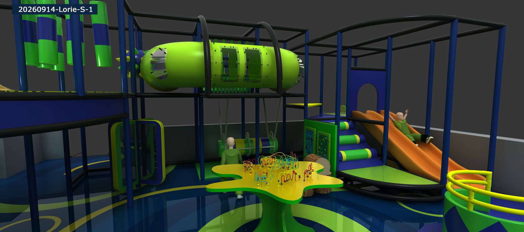 2-Level Neon Motion Adventure Playground - Image 4