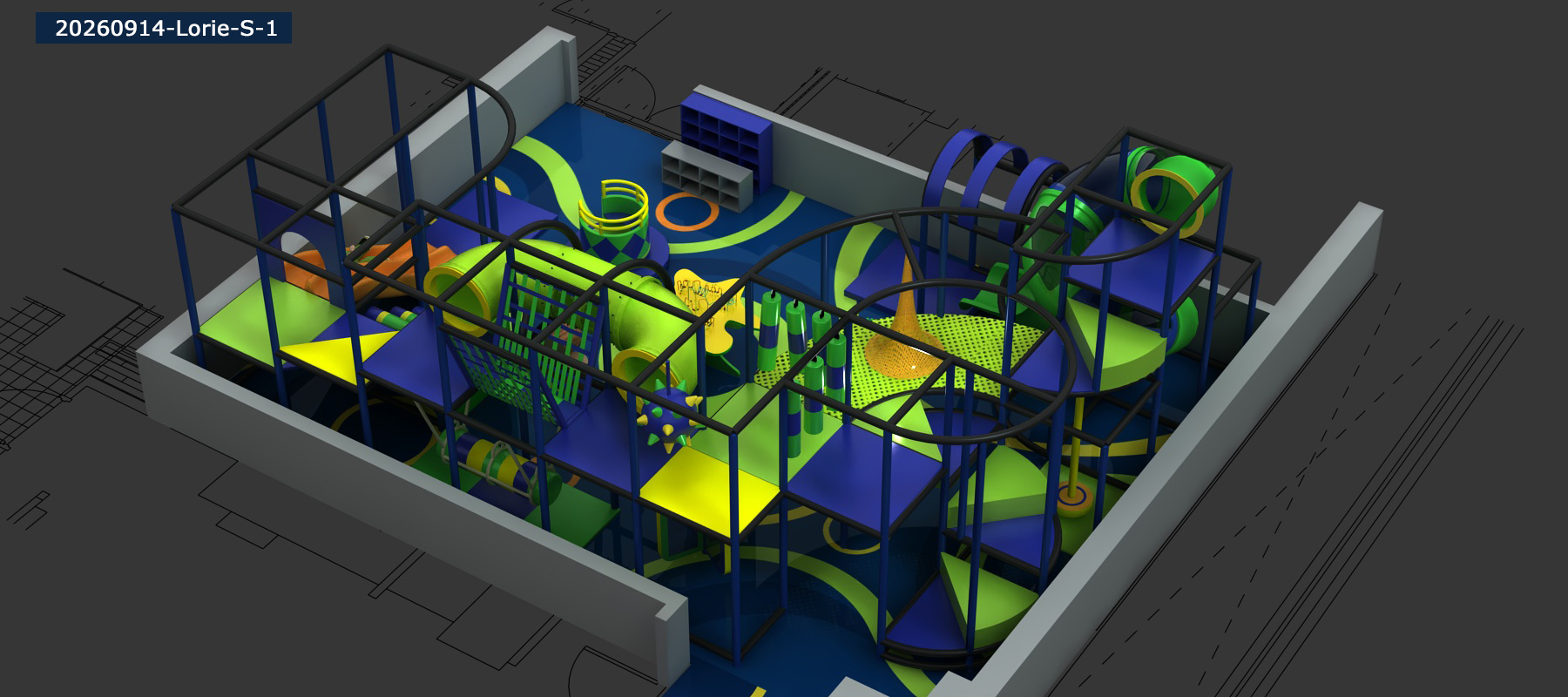2-Level Neon Motion Adventure Playground - Image 5