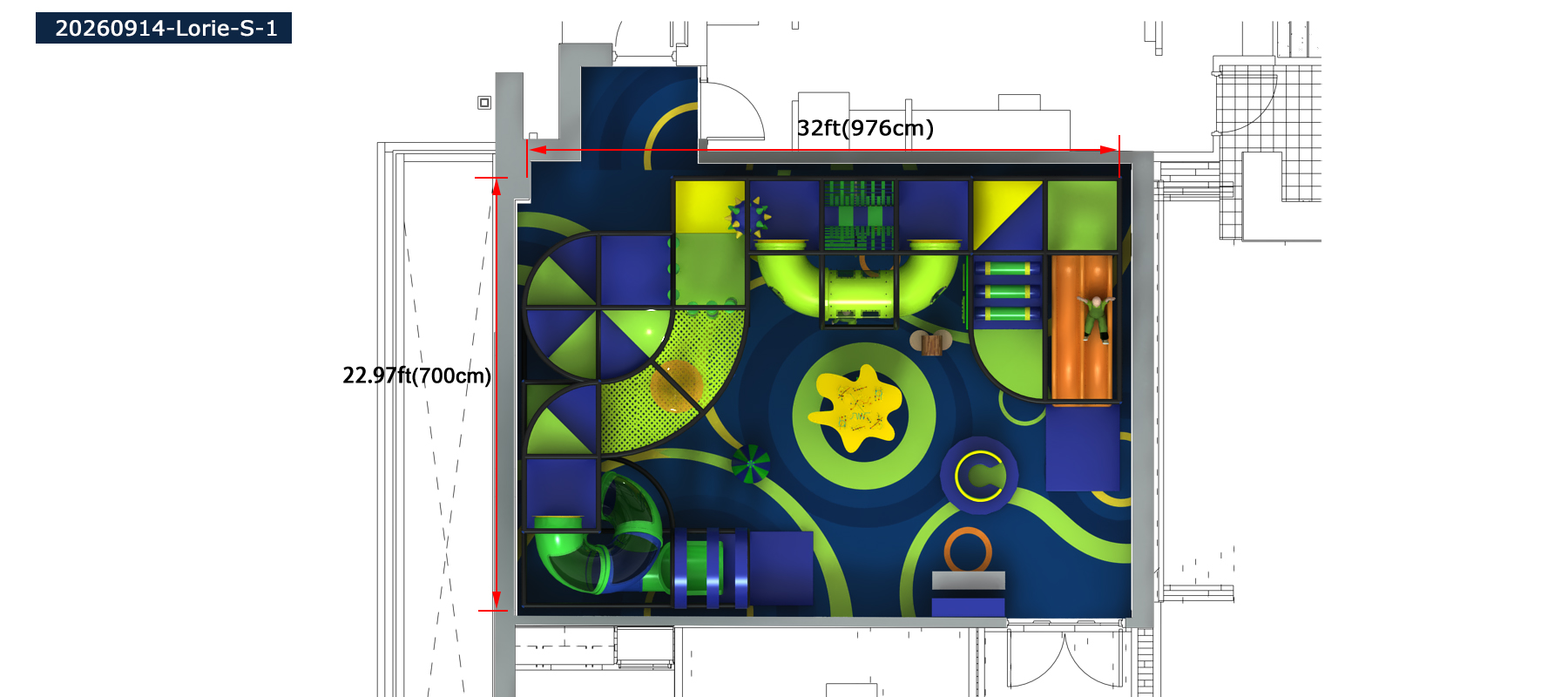 2-Level Neon Motion Adventure Playground - Image 8