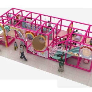 2-Level Pink Pop Adventure Playground